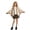 Khaki, variant on Girls Monarch Butterfly Knit Cardigan Cute Butterflies Wing Cloak Button up Sweaters Long Sleeve Cardigan Crochet Cover Up