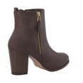 thumbnail image 3 of Bota Mujer MILAGROS Dama Corta Cómoda con Tacón cafe 23.5, 3 of 4