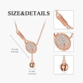 thumbnail image 5 of YAFEINI Tennis Racket Necklace Basketball Volleyball Necklace for Women Sterling Silver Basketball Jewelry Basketball Gift for Basketball Player, 5 of 6