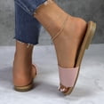 thumbnail image 6 of GJPBGK Women's Flat Slide Sandals Open Toe One-Band Summer Slip-On Shoes for Beach, Travel & Casual Outfits, 6 of 6