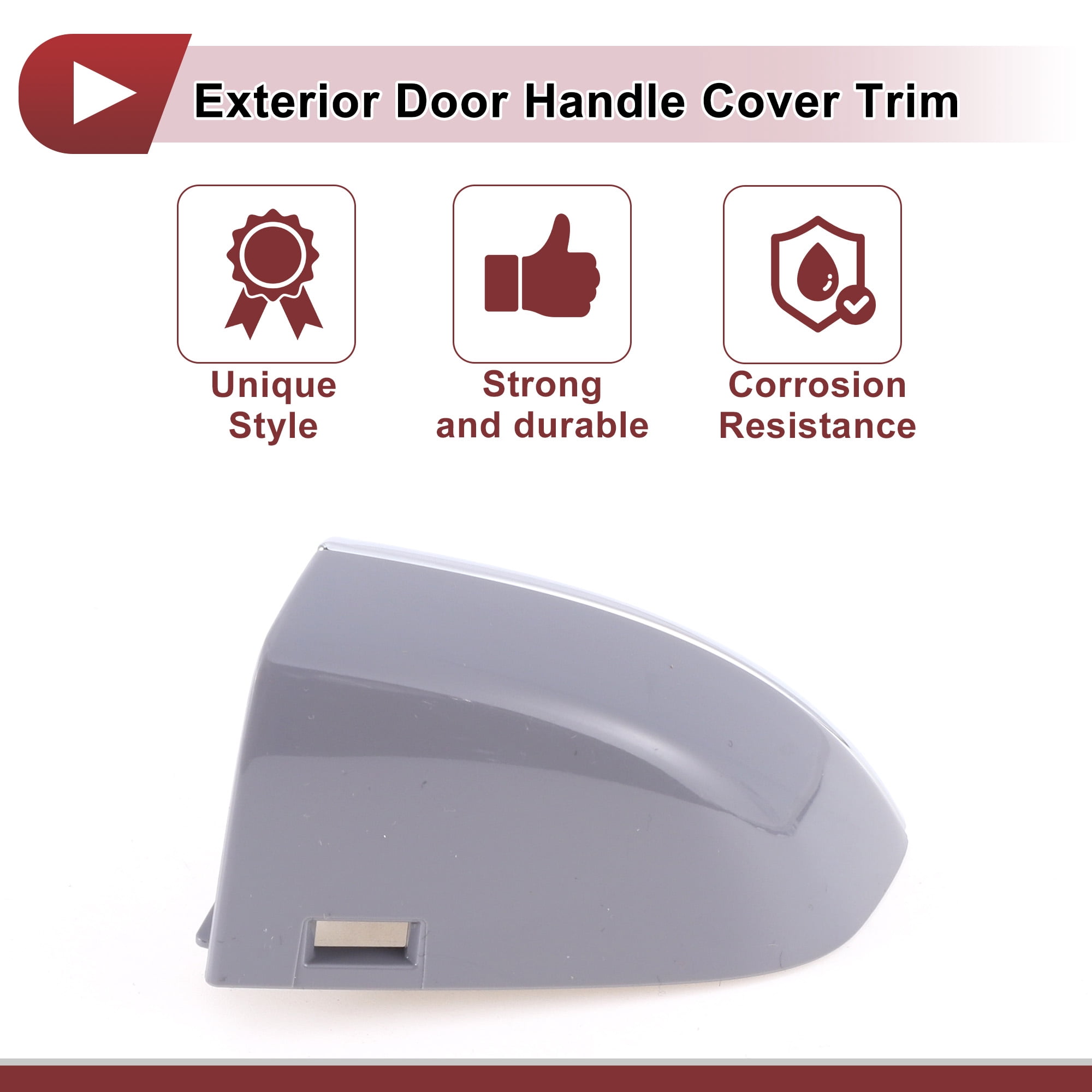 Unique Bargains Front Left Exterior Door Handle Cover for Kia Sportage 2016-2022