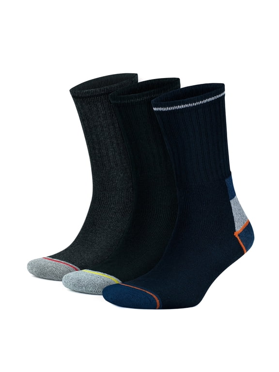 Cotton Work Socks For Men | Thick Outdoor Boot Socks | 3 Pairs | Model: 6016
