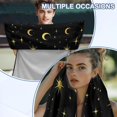 thumbnail image 6 of Kuiaobaty Universal Towel Automotive Seat Covers Sun Moon Star Print Towel Bucket Seat Covers for SUV Truck Sedan Multi-Purpose Absorbent Athletic Towels for Car Seats, 6 of 7