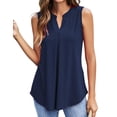 thumbnail image 2 of Fantaslook Womens Tank Tops V Neck Sleeveless Summer Shirts Loose Casual Tops Blouse, 2 of 9