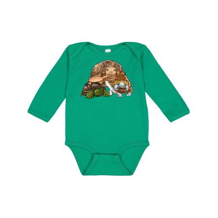 

Inktastic Cute Pile of Turtles Gift Baby Boy or Baby Girl Long Sleeve Bodysuit