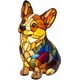 thumbnail image 2 of Lámpara de perro Corgi, lámpara de mesa de vitral, luz nocturna con forma de perro, decoración para mesita de noche, regalo de cumpleaños para amantes de los perros, lámpara arcoíris con cachorro, cá, 2 of 6