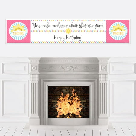 You Are My Sunshine Birthday Party Decorations Party Banner