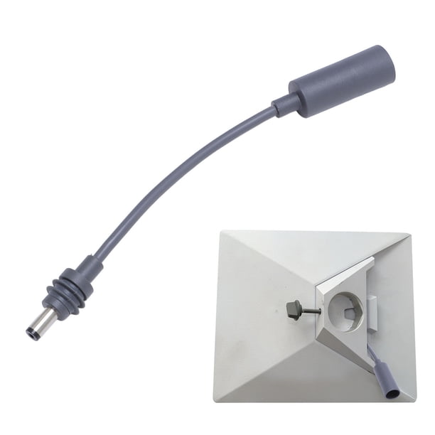 Cable Satelital De CC A CC, Eficiente Y Resistente Al Agua Cable De Extensión Satelital De CC A CC De 10 Cm Cobre De PVC Estable Plug And Play Compacto Para Interiores