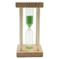 thumbnail image 1 of EeaseCA Mini Hourglass Timer Sandglass One Minute Sand Timer Sand Clock Home Decor Kids Gift (Green Sand), 1 of 8