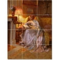 thumbnail image 1 of Ceramic Tile Mural-Delphin Enjolras Women Painting 52. 36" w x 48" h using (12) 12 x 12 ceramic tiles, 1 of 3