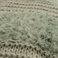 thumbnail image 3 of Your Lifestyle by Donna Sharp Plush Knit Sage Throw, 3 of 7
