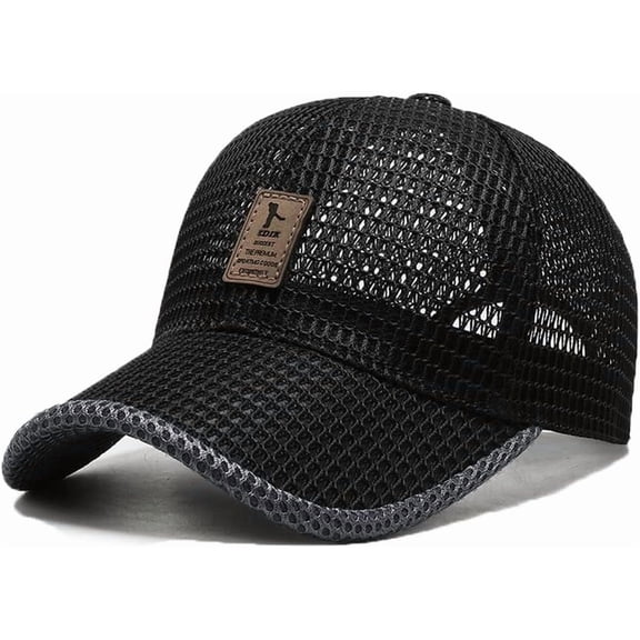 CUKOLSXA Summer Mesh Baseball Cap for Men Women Trucker Mesh Hat Baseball Hats Outdoor Sports Running Hat Casual Sun Hat
