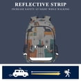 thumbnail image 5 of FORMRS Unisex School Backpack 17" Student Travel Bag with Laptop Compartment, Black Cats Reading, 5 of 7