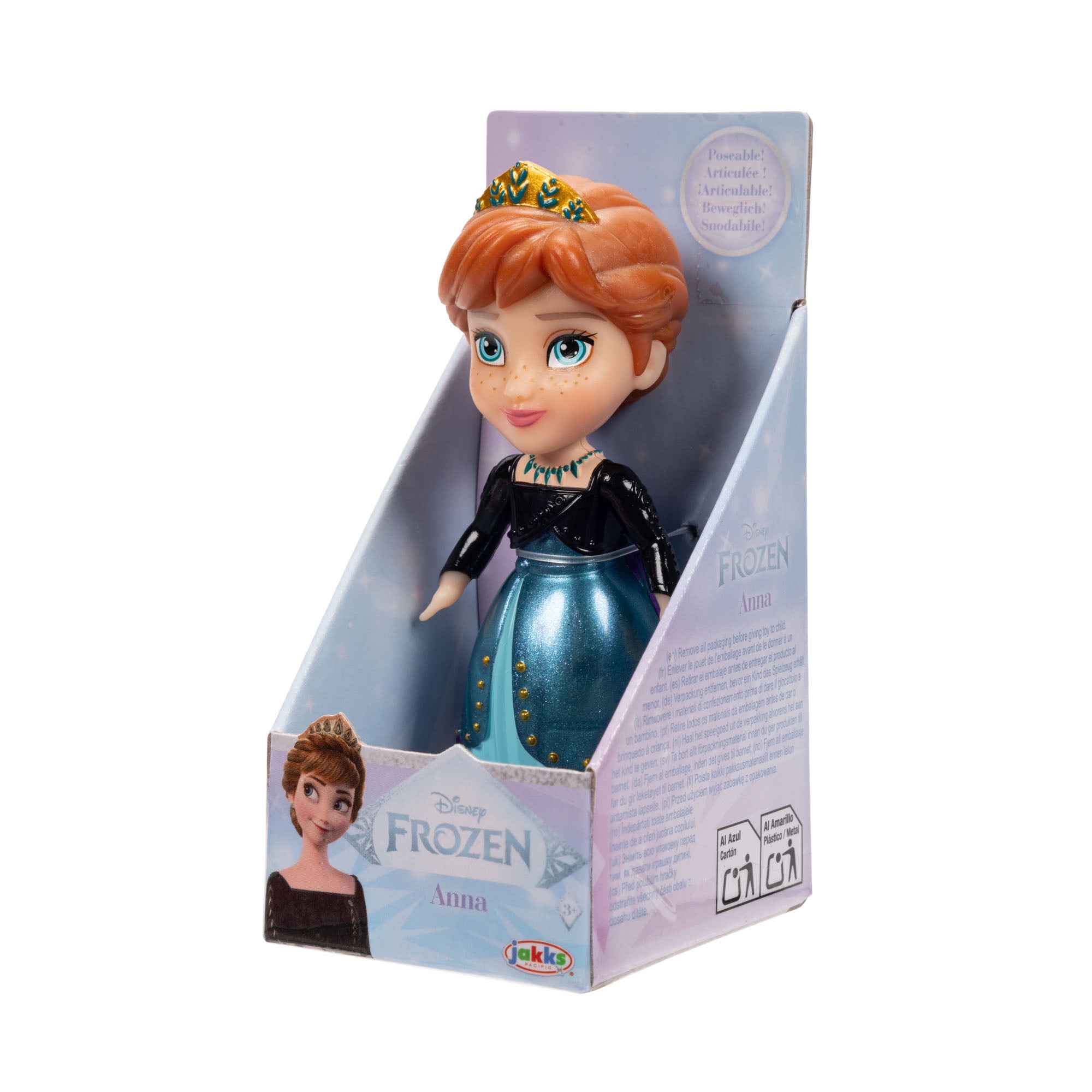 Disney Frozen 3 Inch Anna Doll With Winter Outfit