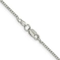 thumbnail image 4 of Sterling Silver Rhodium-Plated 1.4mm Box Chain (30 X 1.4) Made In Italy qbx026r-30, 4 of 5