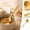 A004- Yellow, variant on Silicone Soup Ladle with Long Handle and Hanging Hole, Yellow, for Non-Stick Cookware, Kitchen Utensil