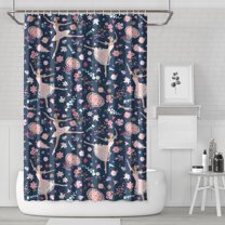 Rainbow Princess Pattern Shower Curtain 72"x72" ,Bathroom Decorative Shower Curtains Set with 12 Hooks,Modern Waterproof Washable Shower Curtain