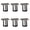 Silver, variant on 6cm Aluminum Adjustable Furniture Legs in Multiple Finishes Strong and Reliable