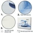 thumbnail image 3 of Designart "Modest Coffee Cup Design VI" Utensils Wall Art Living Room, 3 of 7