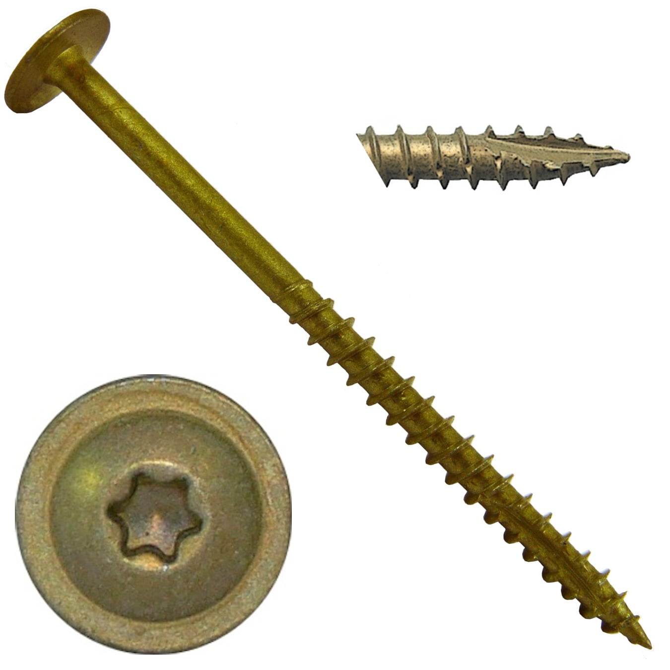  10 X 2 1 2 Round Washer Modified Truss Head Screw Torx Star Drive 