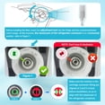 thumbnail image 2 of AQUA CREST LT1000PC ADQ747935 Repuesto para filtro de agua para refrigerador LG® LT1000P®/PC/PCS ThinQ®, LMXS28626S, LFXS26973S, MDJ64844601, ADQ74793501, ADQ74793502 y filtro de aire LT120F®, 3 combo, 2 of 5