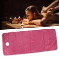 thumbnail image 1 of Draps de Lit de Spa, Drap de Table de Massage en Peluche Douce à Coutures Courtes avec Trou pour Maison Rouge Violacé, 1 of 7
