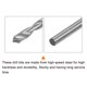 thumbnail image 4 of Uxcell 20pack Brocas Extra Largas, Broca HSS de 1.1mm con Acero de Alta Velocidad de 80mm de Longitud para Metal, Madera y Plástico, 4 of 5