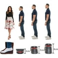 thumbnail image 5 of Height Increase Insoles for Men, 4 Layers Shoe Height Inserts to Make You Taller, Multi-Layer Invisible Boosting Lifts Soles for Women Kit with Air Cushion Heel Height 3.54 Inch, 5 of 7