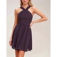 thumbnail image 4 of Vestido corto sexy sin mangas y sin espalda para mujer, ideal para fiestas de verano 2024, con tirantes, cremallera trasera y cuello halter., 4 of 5