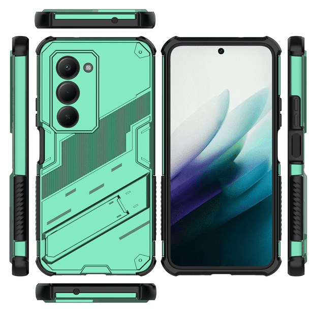 Funda GANGXUN Antigolpes para Xiaomi Redmi 15 4G con Soporte Invisible, Antihuellas y Protección Completa