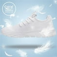 thumbnail image 3 of Htcenly Womens Sneakers Running Shoes Casual Walking Shoes Athletic Sport Lightweight Breathable Mesh Comfortable Sole, 3 of 7