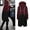 Wine-b, variant on TIANZEN Women Autumn Winter Casual Fashion Solid Color Drawstring Hooded Long Zipper Pocket Coat Long Jacket Coat Womens Fall Jacket Womens Zip up Jacket Women's Jacket