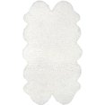 thumbnail image 2 of nuLOOM Faux Sheepskin Matix Shag Rug, 3 6" x 6, Natural, 2 of 4