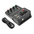 thumbnail image 1 of GUYUTING Compact USB Sound Mixing Console 2 Channel Portable Audio Interface 16 Bit 48 kHz for Recording Karaoke, 1 of 10