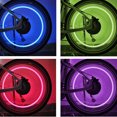 thumbnail image 4 of 2pcs Universal Car Bike Motorcycle Flashing LED Tyre Light Motion Sensor Bicycle Tire Wheel Cap, 4 of 6