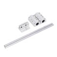 thumbnail image 1 of Linear Rail Slide, Linear Rail Slide Linear Rail Guide Linear Motion Slide Rail Linear Rails Linear Bearing with 4Pcs Slide Block for Machinery, 1 of 7