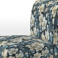 thumbnail image 4 of Designart "Magnolia Blue Artistic Splendor" Blue Floral Upholstered Accent Chair - Cottage Arm Chair For Living Room, 4 of 7
