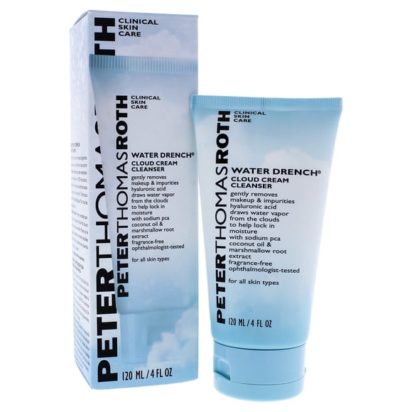 Water Drench Cloud Cream Cleanser by Peter Thomas Roth for Unisex - 4 oz Cleanser Peter Thomas Roth Peter Thomas Roth