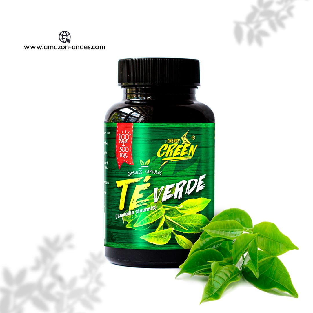 Green Tea Capsules 100 Pills Vegan caps Gluten Free Non GMO