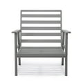 thumbnail image 3 of LeisureMod Walbrooke Modern 3-Piece Outdoor Set with Grey Aluminum Frame and Removable Cushions Loveseat and Armchairs for Patio and Backyard Garden, Green, 3 of 18