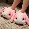 thumbnail image 4 of Rabbit/Hamster/Dog Shaped Plush Slippers, Creative Wrapping Fuzzy Warm Lined Winter Drag Shoes for Adults Indoors 35-41CM Huskie One Size, 4 of 4