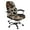 Fur Cow Print Brown Beige, variant on SCRAWLGOD Hummingbird Hibiscus Non-Slip Office Chair Covers Breathable Easy to Remove High Back Chair Slipcover Stain Resistant Comfortable Desk Chair Slipcovers, S