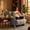 Grey, variant on Peispie Modern Linen Accent Chair with Lumbar Pillow, Comfy Armchair with High-Density Foam. Upholstered Reading Chair for Living Room, Bedroom, Small Spaces, Beige