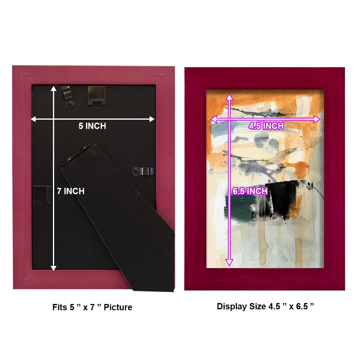 Seria I - Framed Print w/glass - Cherry Red