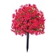 thumbnail image 2 of Flor violeta artificial, estaca de jardín, arbustos de vegetación artificial, decoración artificial rosa roja, 2 of 9