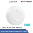 thumbnail image 2 of SNZB-01P Zigbee Wireless Switch Smart Scene 2-Way Contol Home Appliance Via for Smart Home Works, 2 of 5