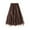 Coffee, variant on Clearance! Hontri Skirts for Women Women's A Line Fairy Elastic Waist Tulle Midi Skirt High Waist Skirts Mesh Dress Solid Color Irregular Yarn Skirt Skirts for Women Coffee,One Size