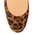 thumbnail image 2 of YDN Women Fashion Round Toe Slip on Pumps Mid High Chunky Heels Comfortable Party Business Dress Shoes Size 11 Leopard, 2 of 4