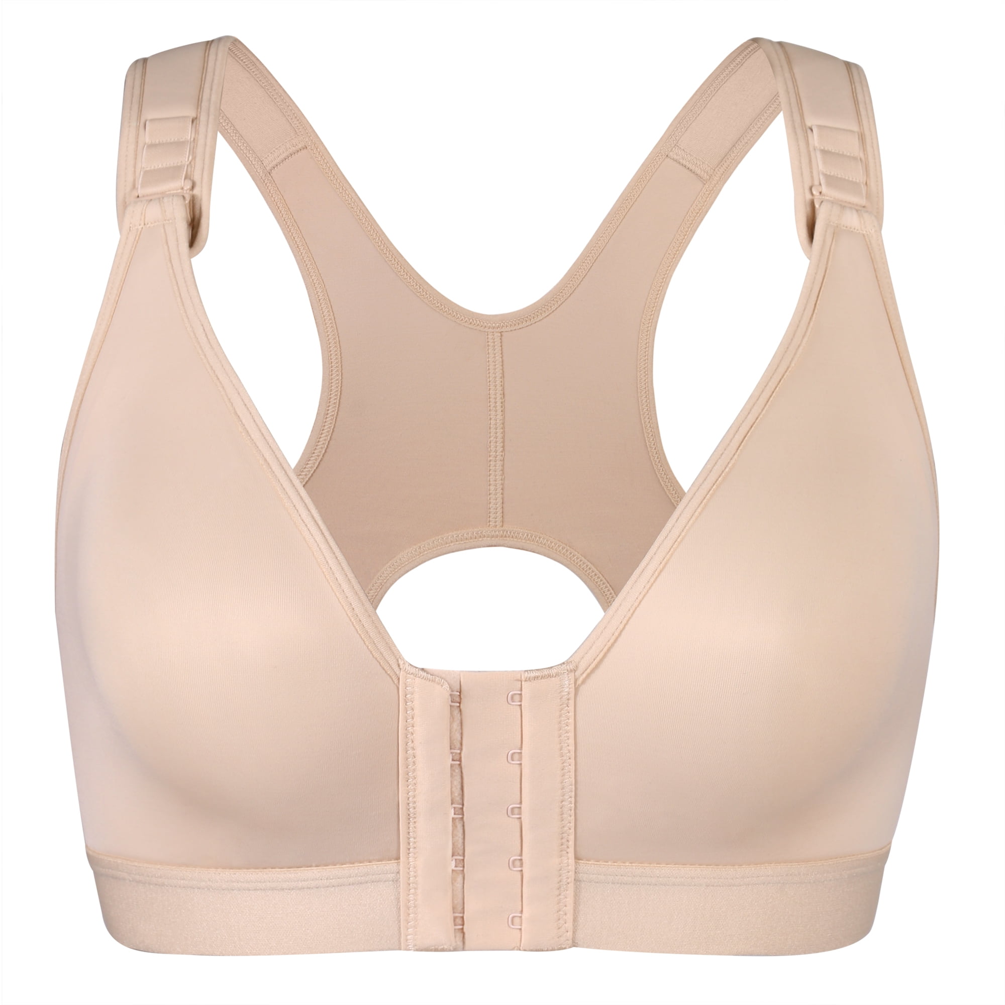 Exclare Adjustable Strap Front Closure Post-Surgery Bra-8