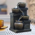thumbnail image 4 of Inteprter Indoor Water Fountain Bedroom Waterfall Farmhouse Decor Ornament Deck Home Humidificadores, 4 of 6